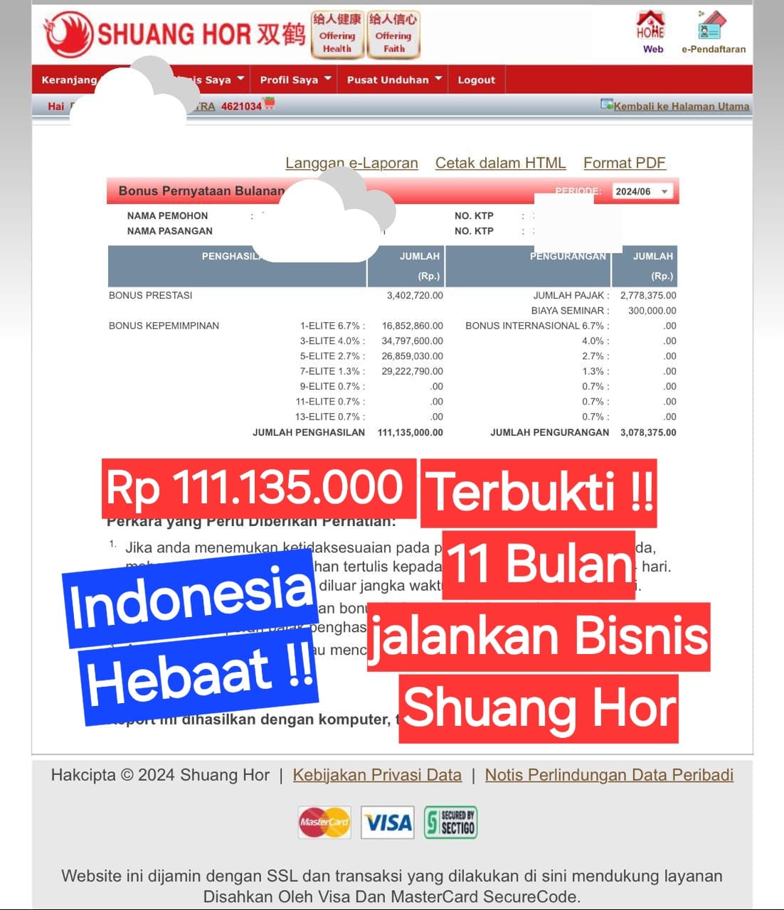 Testimoni income 4